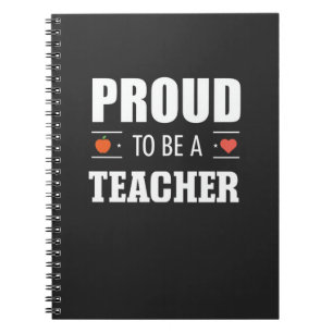 Proud to Be a Teacher – Creative Typography Notebook