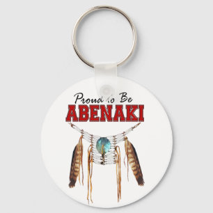 Proud to be Abenaki Key Ring