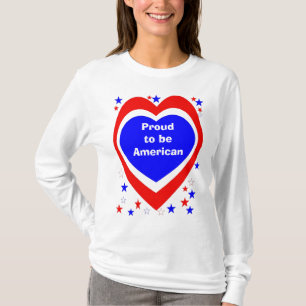 Proud to be American long sleeve hoody