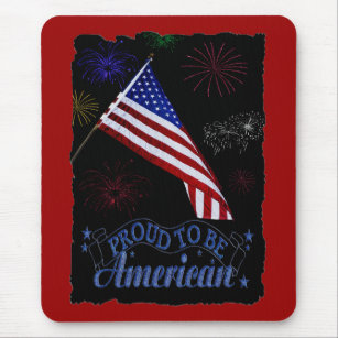 proud to be American Mouse Pad