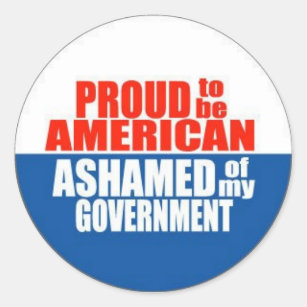 Proud to be an American Classic Round Sticker