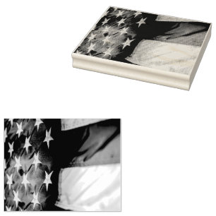 Proud to be an American Rubber Stamp