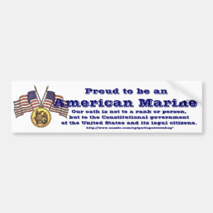 Proud to be an American Soldier Bumper Sticker