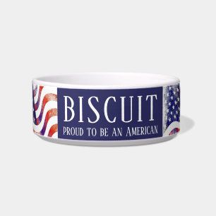 Proud to be an American USA American Flag Bowl