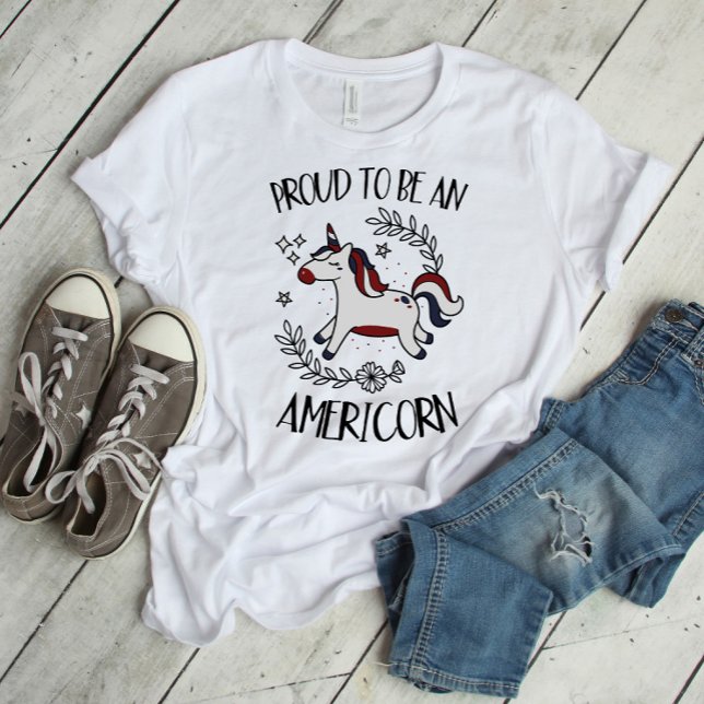 Proud to Be An Americorn T-Shirt (Creator Uploaded)