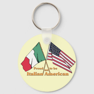 Proud To Be An Italian-American Key Ring