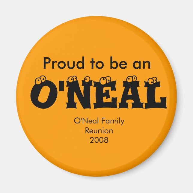 Proud to be an O'NEAL Magnet (Front)