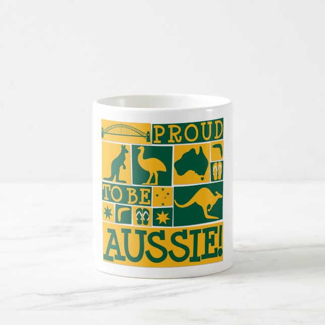 Proud to be Aussie Coffee Mug (Center)