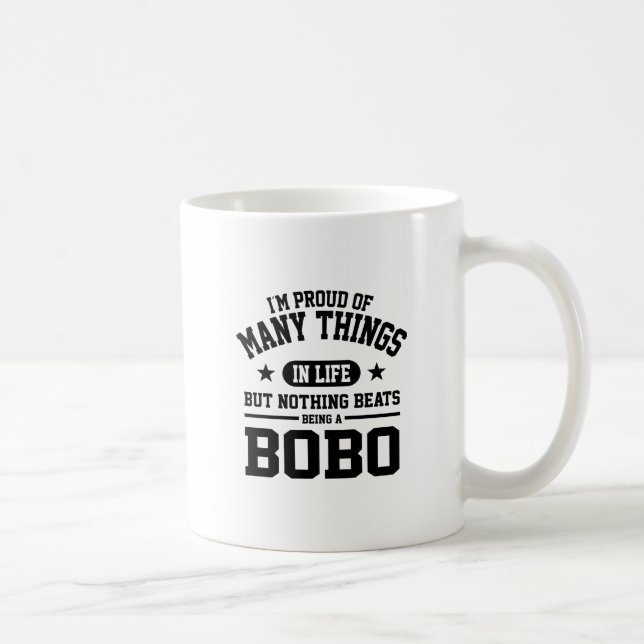Proud To Be Bobo Coffee Mug (Right)