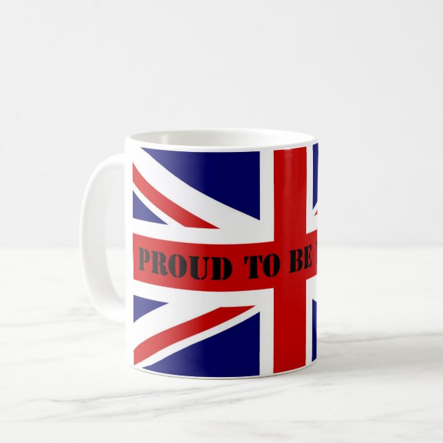 Proud to be British Coffee Mug (Front Left)