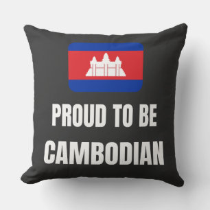 Proud to be Cambodian Cushion