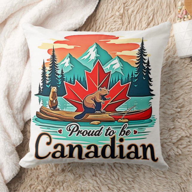 Proud to be Canadian Cushion (Blanket)