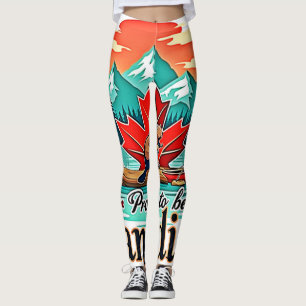 Proud to be Canadian Leggings