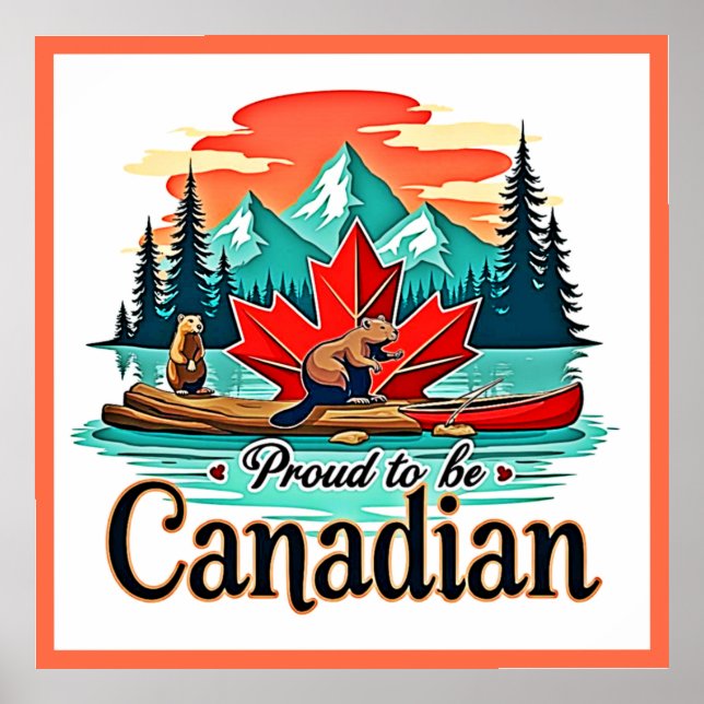 Proud to be Canadian Poster (Front)
