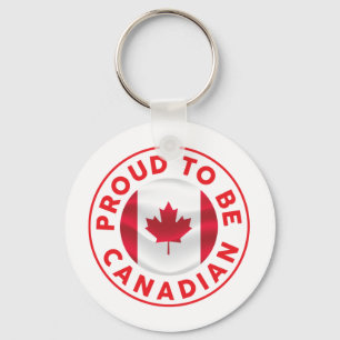 Proud to be canadian pride Flag T-Shirt Trucker Ha Key Ring