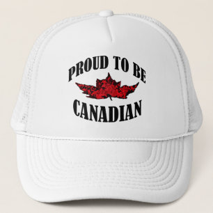 Proud To Be Canadian Trucker Hat