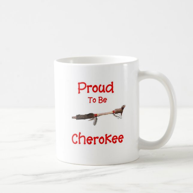 Proud To Be Cherokee Coffee Mug (Right)