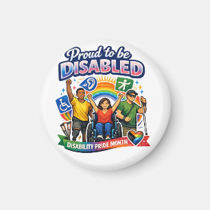 Proud to Be Disabled Magnet