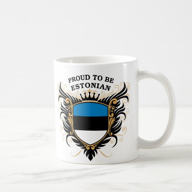 Proud to be Estonian Coffee Mug (Right)
