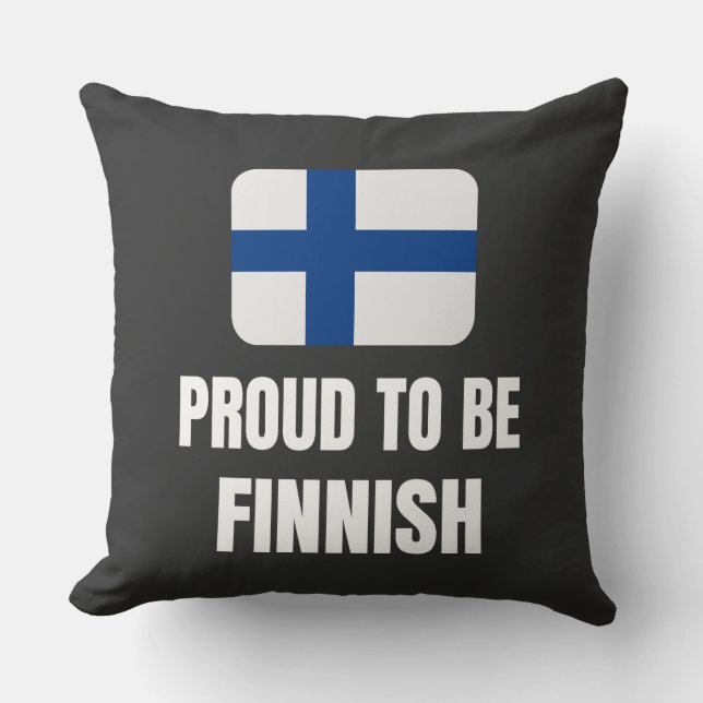 Proud to be Finnish Cushion (Front)