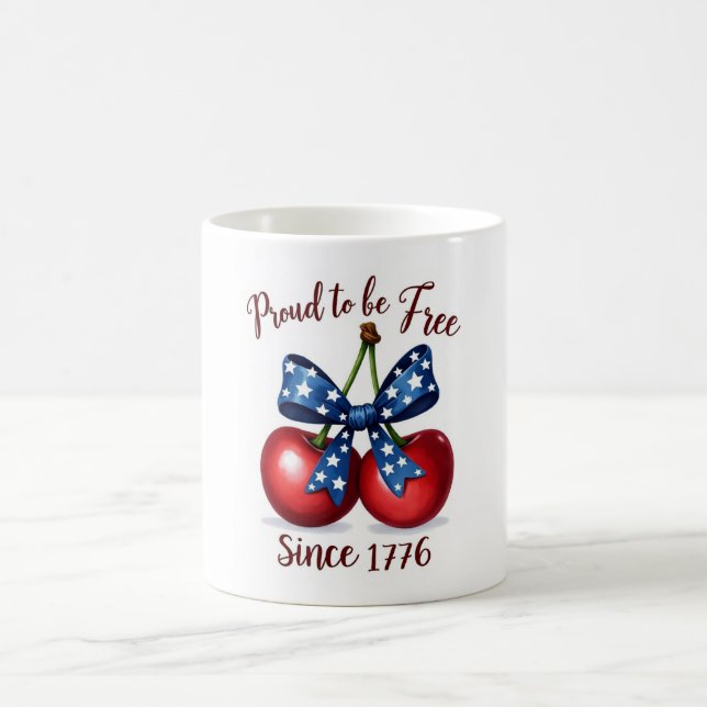 Proud to Be Free Cherry Mug (Center)