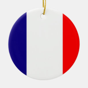 Proud to be French Flag Christmas Ornament