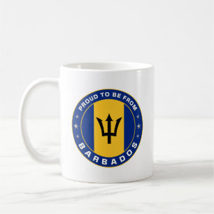 Proud To Be From Barbados Coffee Mug