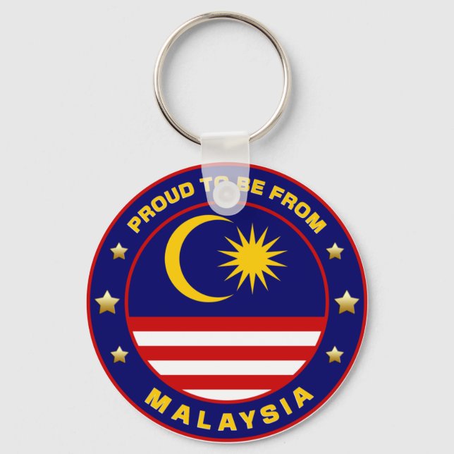 Proud To Be From Malaysia Key Ring (Front)