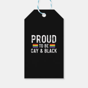 Proud To Be Gay And Black Pride Month 2025 Gift Tags