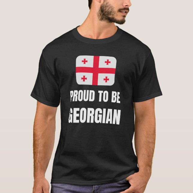 Proud to be Georgian T-Shirt (Front)