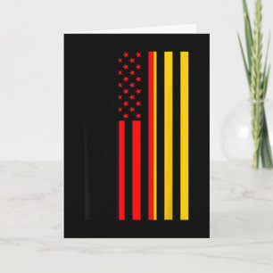 Proud To Be German American Boy Girl Sister German Card