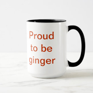 Proud to be ginger mug