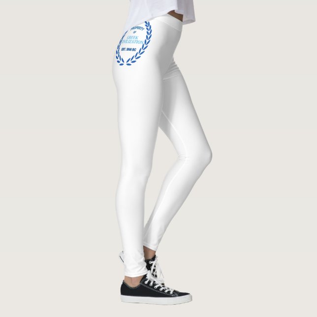 Proud to be Greek -Property of Greek Civilization Leggings (Right)
