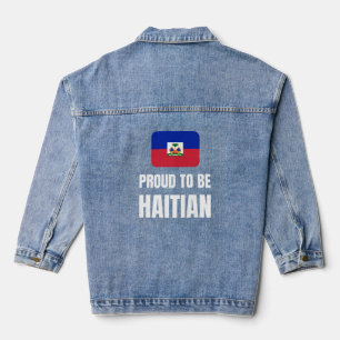 Proud to be Haitian Denim Jacket