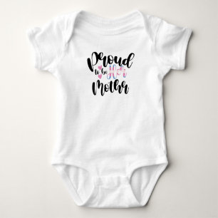 Proud To Be Her Mum LGBTQ Transgender Parent Trans Baby Bodysuit