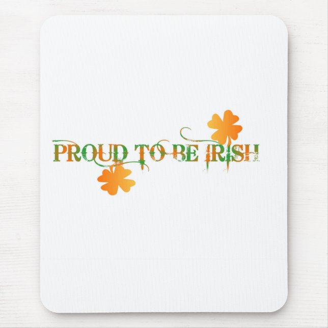 Proud To Be Irish Mouse Mat (Front)
