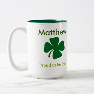 Proud to be Irish Personalised Coffee Mug Gift