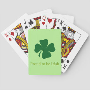 Proud to be Irish Playing Cards