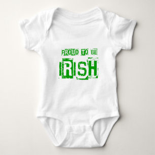 Proud to be Irish St. Patrick day gift Baby Bodysuit