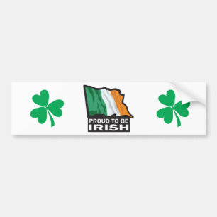 Proud to be Irish/St. Patrick's Day Bumper Sticker