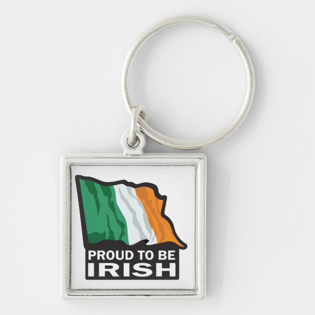 Proud to be Irish/St. Patrick's Day Key Ring (Front)