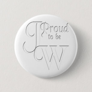 Proud to be Jehovah's Witness 6 Cm Round Badge