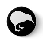 PROUD TO BE KIWI Small, 3.2 cm (1.25") Round Badge