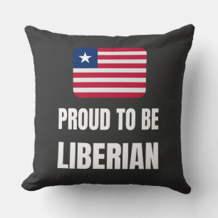 Proud to be Liberian Cushion