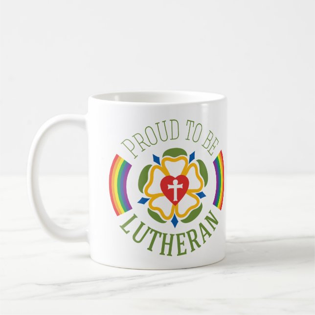 Proud to be Lutheran Mug - White (Left)