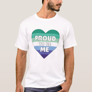 Proud to Be Me LGBTQ Gay Men Pride Heart T-Shirt
