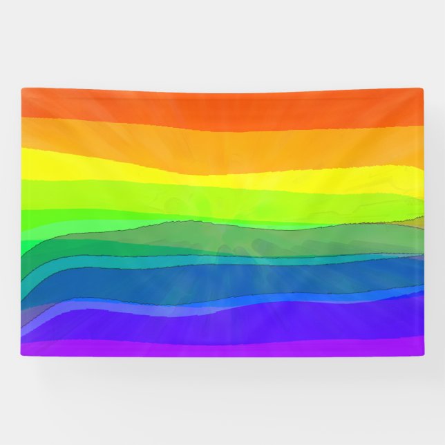 Proud To Be Me - LGBTQIA Pride Banner (Horizontal)