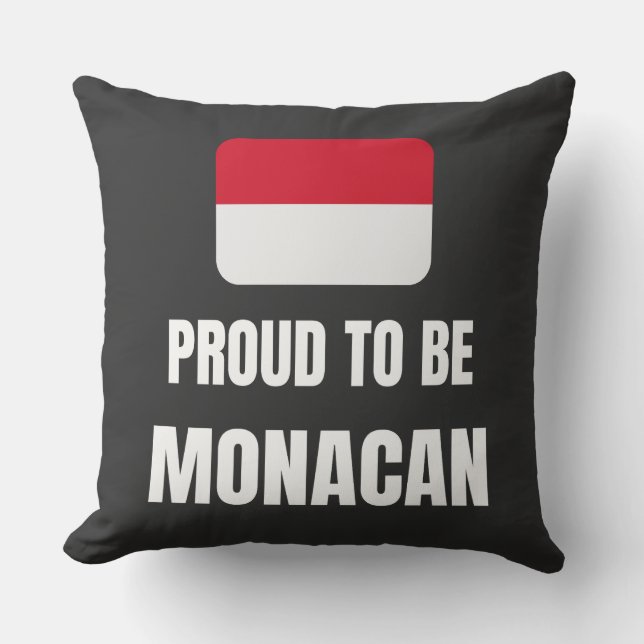 Proud to be Monacan Cushion (Front)