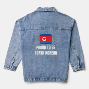 Proud to be North Korean Denim Jacket