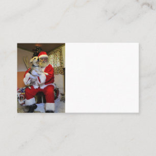 Proud to be on Santa's Lap Business Card